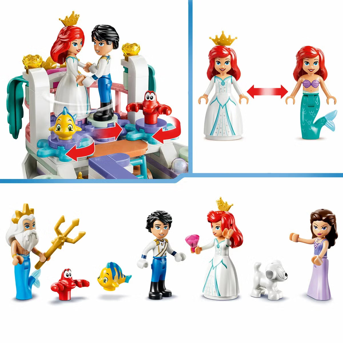 LEGO Disney Ariel's Royal Wedding Boat - Model 43299 (6+ Years)