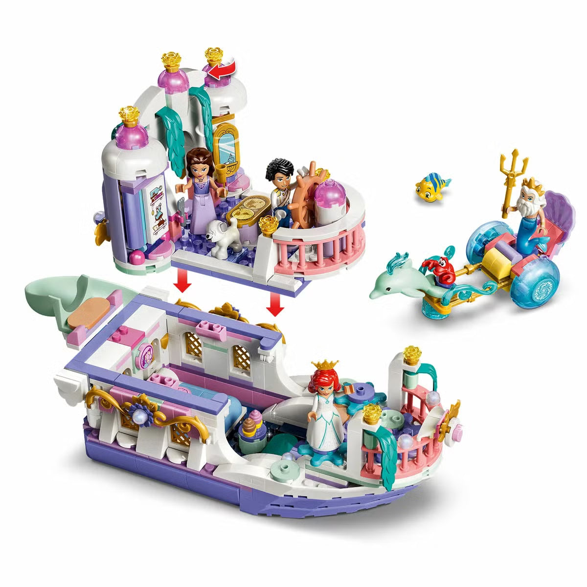 LEGO Disney Ariel's Royal Wedding Boat - Model 43299 (6+ Years)