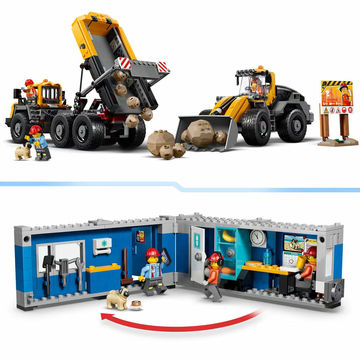 LEGO City Dump Truck and Front-End Loader - Model 60494 (8+ Years)