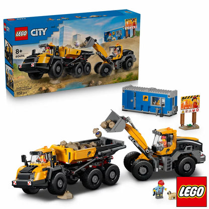 LEGO City Dump Truck and Front-End Loader - Model 60494 (8+ Years)