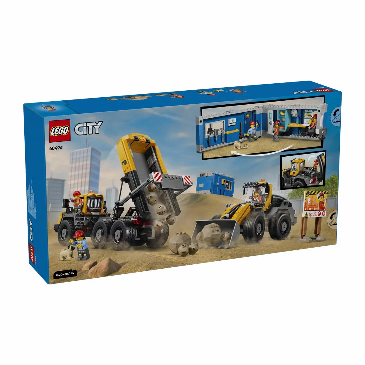 LEGO City Dump Truck and Front-End Loader - Model 60494 (8+ Years)