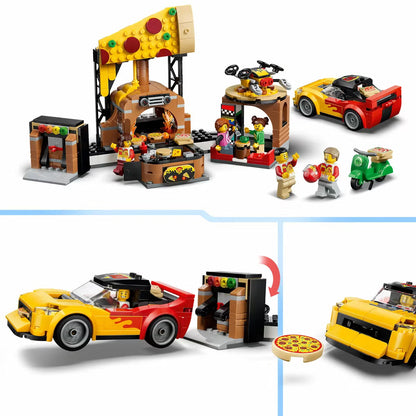 LEGO City Pizza Delivery Experience with Vehicles - Model 60496 (6+ Years)