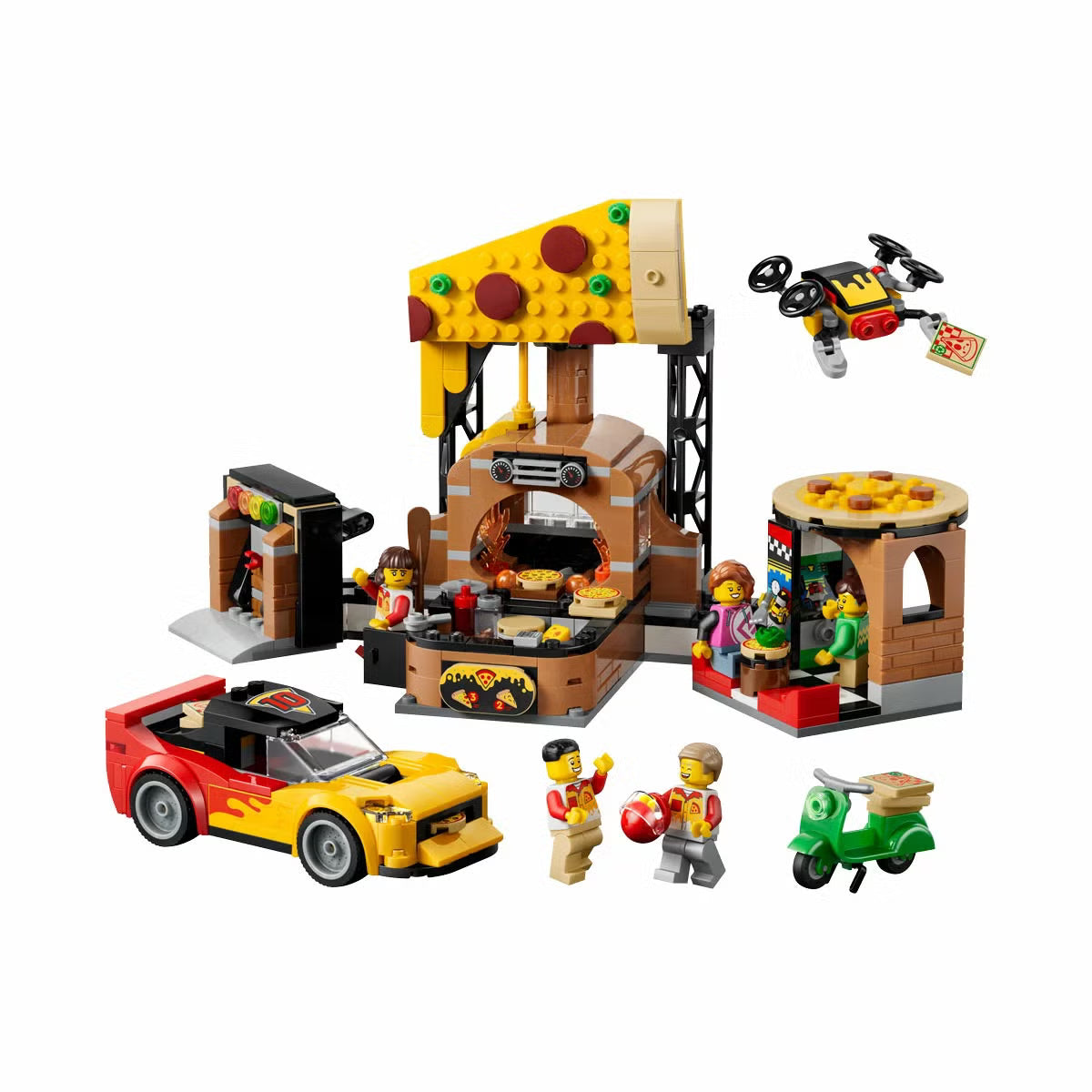 LEGO City Pizza Delivery Experience with Vehicles - Model 60496 (6+ Years)
