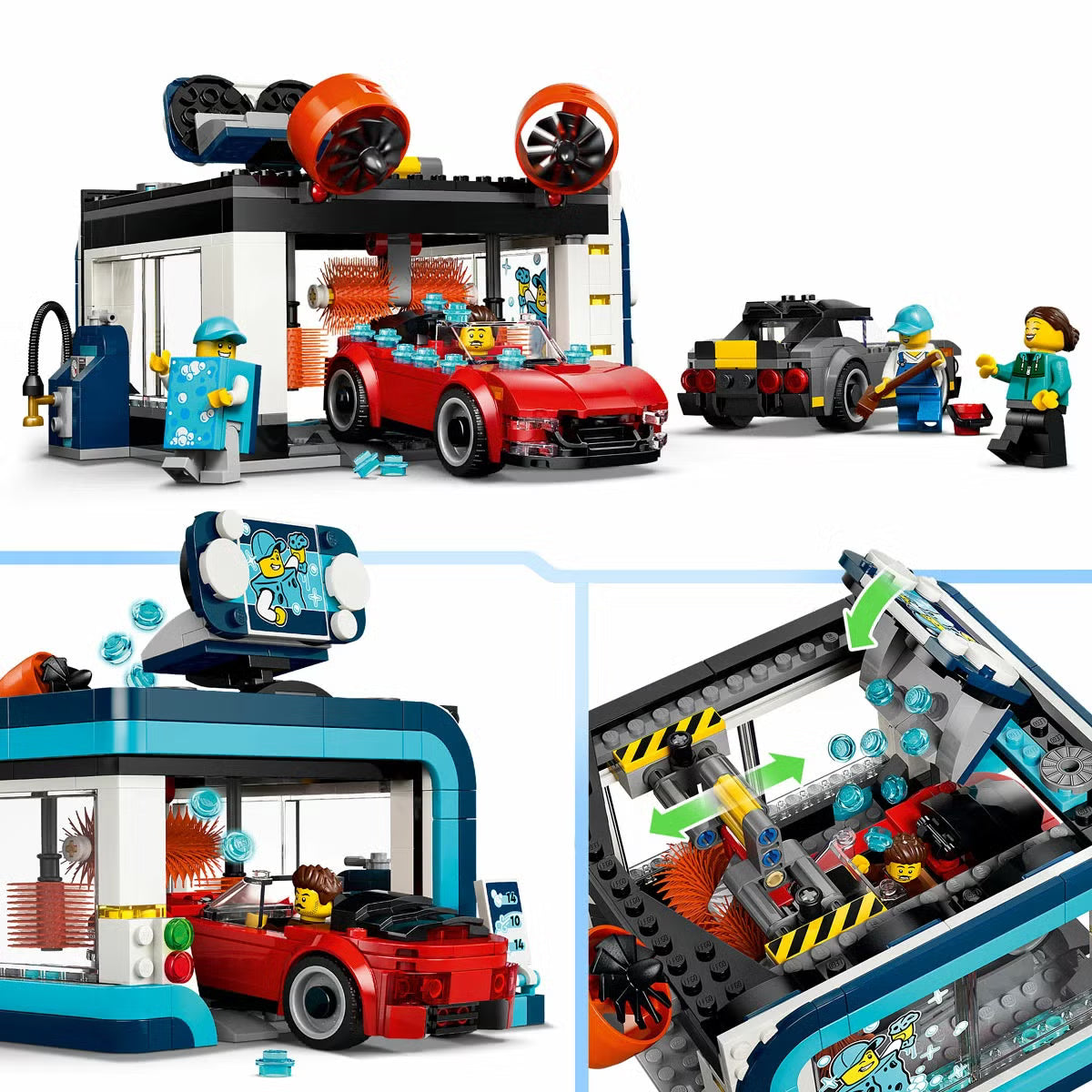 LEGO City Drive-Through Car Wash - Model 60497 (6+ Years)