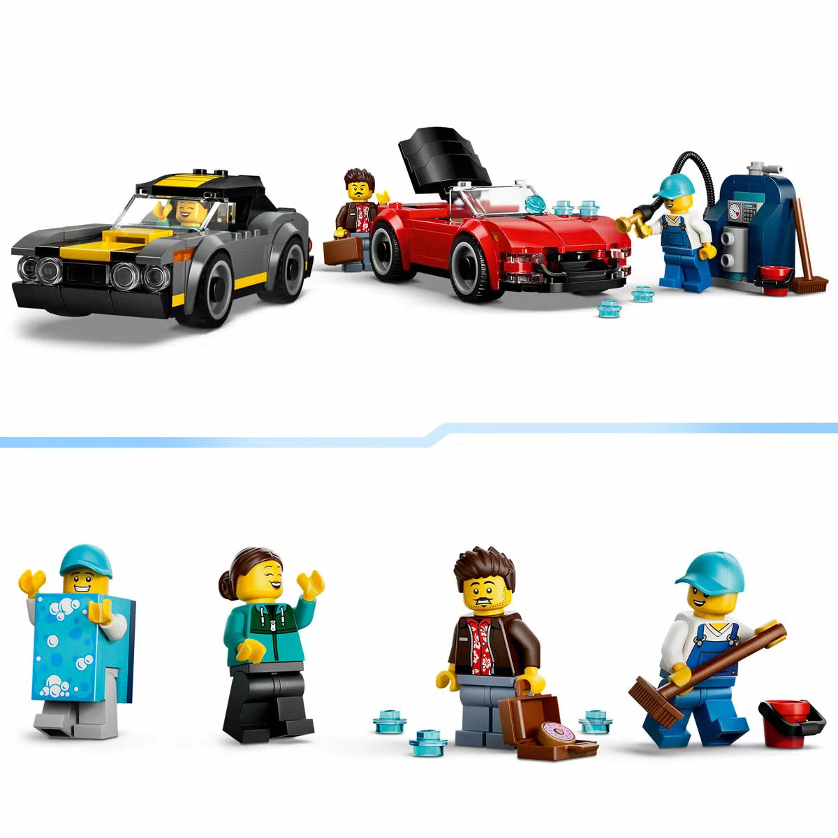 LEGO City Drive-Through Car Wash - Model 60497 (6+ Years)