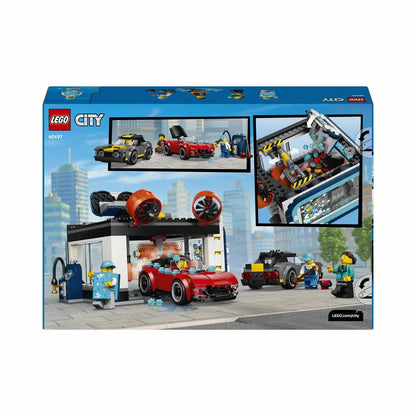 LEGO City Drive-Through Car Wash - Model 60497 (6+ Years)