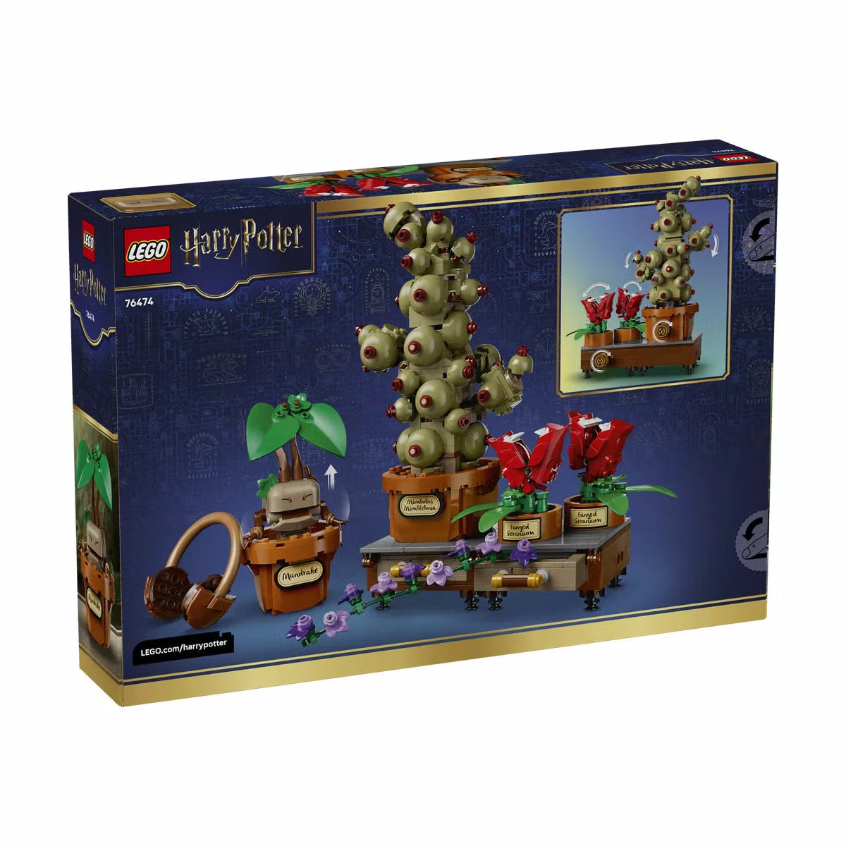 LEGO Harry Potter Hogwarts Herbology Plants - Model 76474 (12+ Years)