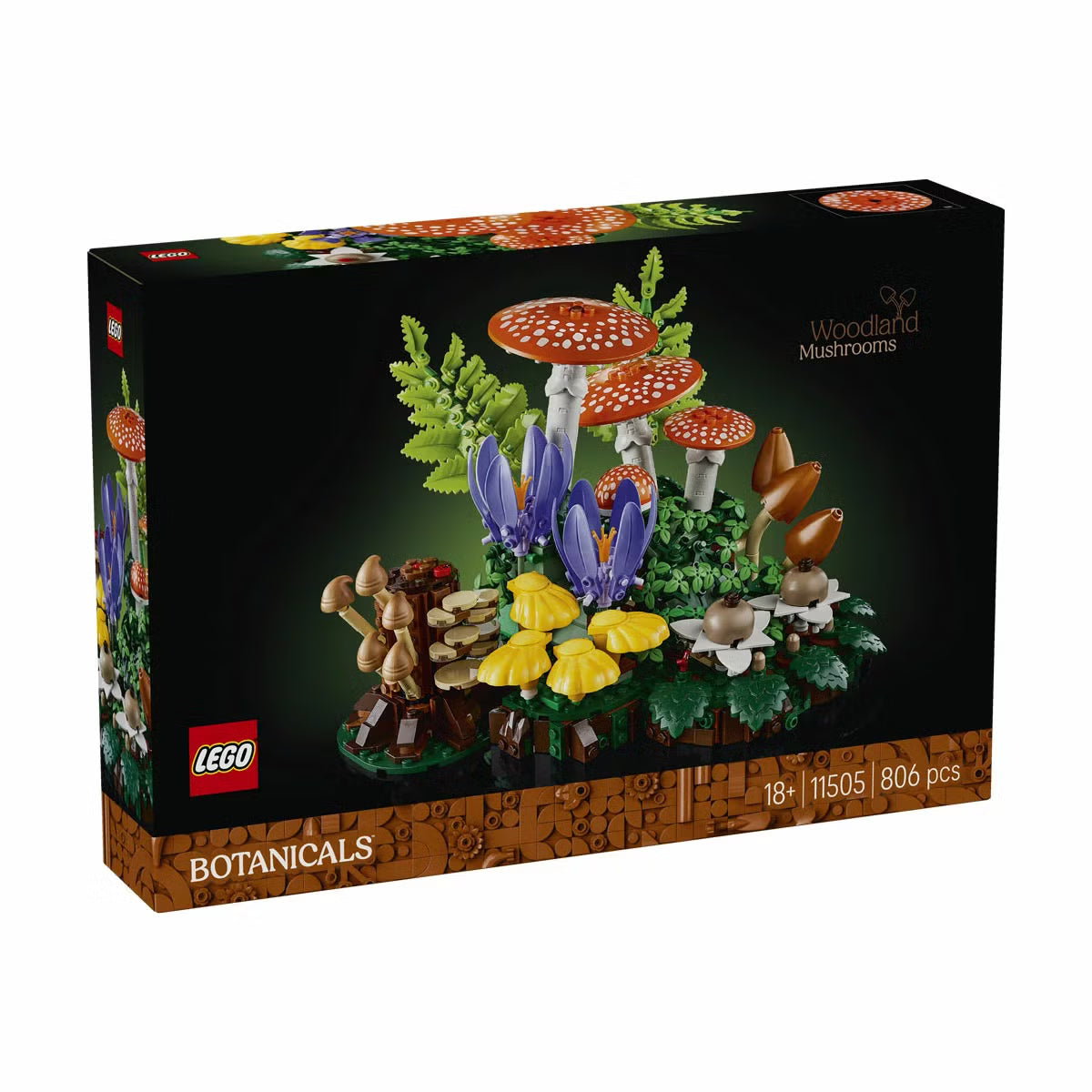 LEGO Botanicals Woodland Mushrooms - Model 11505 (18+ Years)