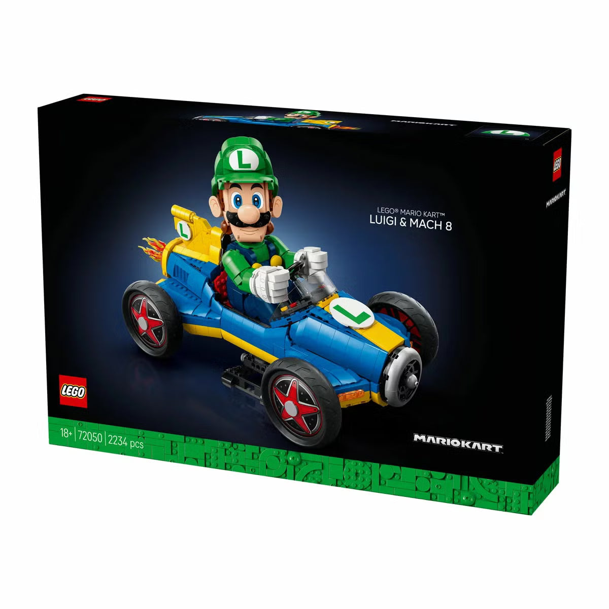 LEGO Super Mario Mario Kart - Luigi & Mach 8 - Model 72050 (18+ Years)