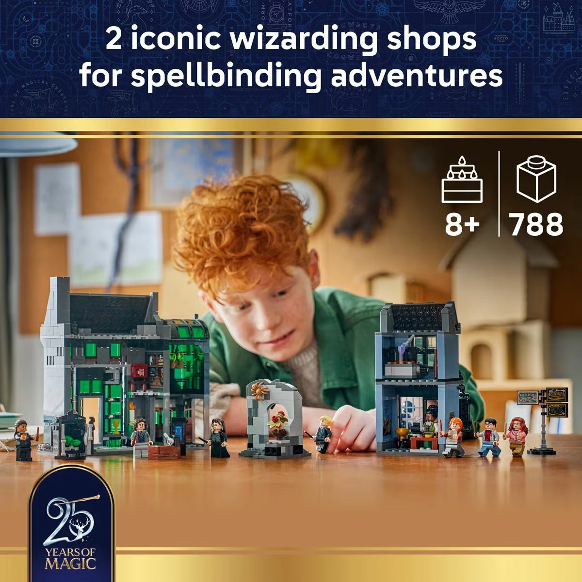LEGO Harry Potter Knockturn Alley Wizarding Shops - Model 76471 (8+ Years)