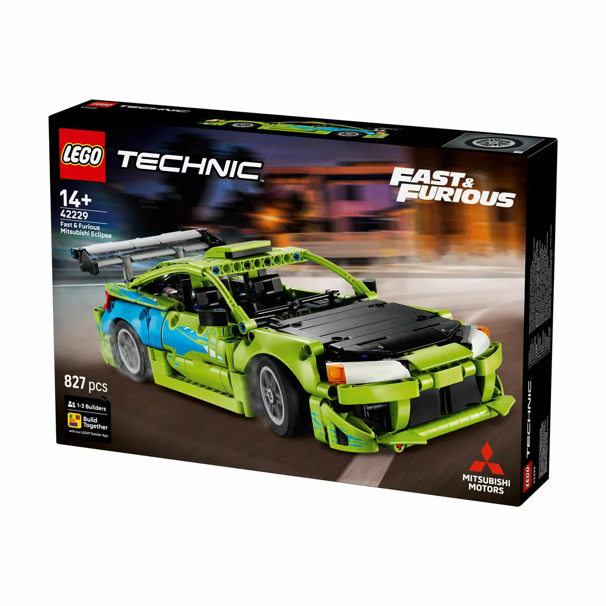 LEGO Technic Fast & Furious Mitsubishi Eclipse Car - Model 42229 (14+ Years)