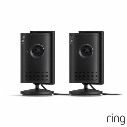 Ring Plug-In Indoor Camera Plus Black - 2 Pack