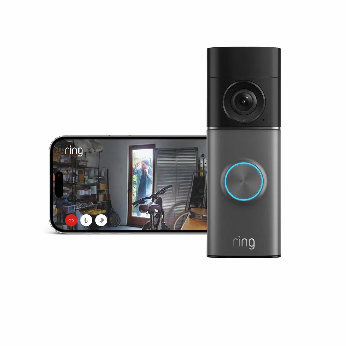 Ring Hardwired Video Doorbell Pro (3rd Gen) Satin Nickel + Chime (3rd Gen)