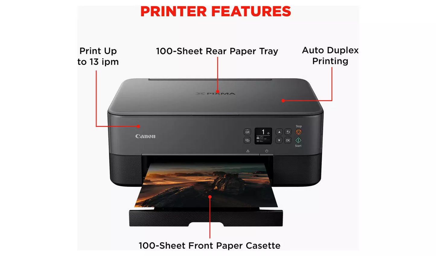 Canon PIXMA TS5350i 3-in-1 Wireless Inkjet Printer