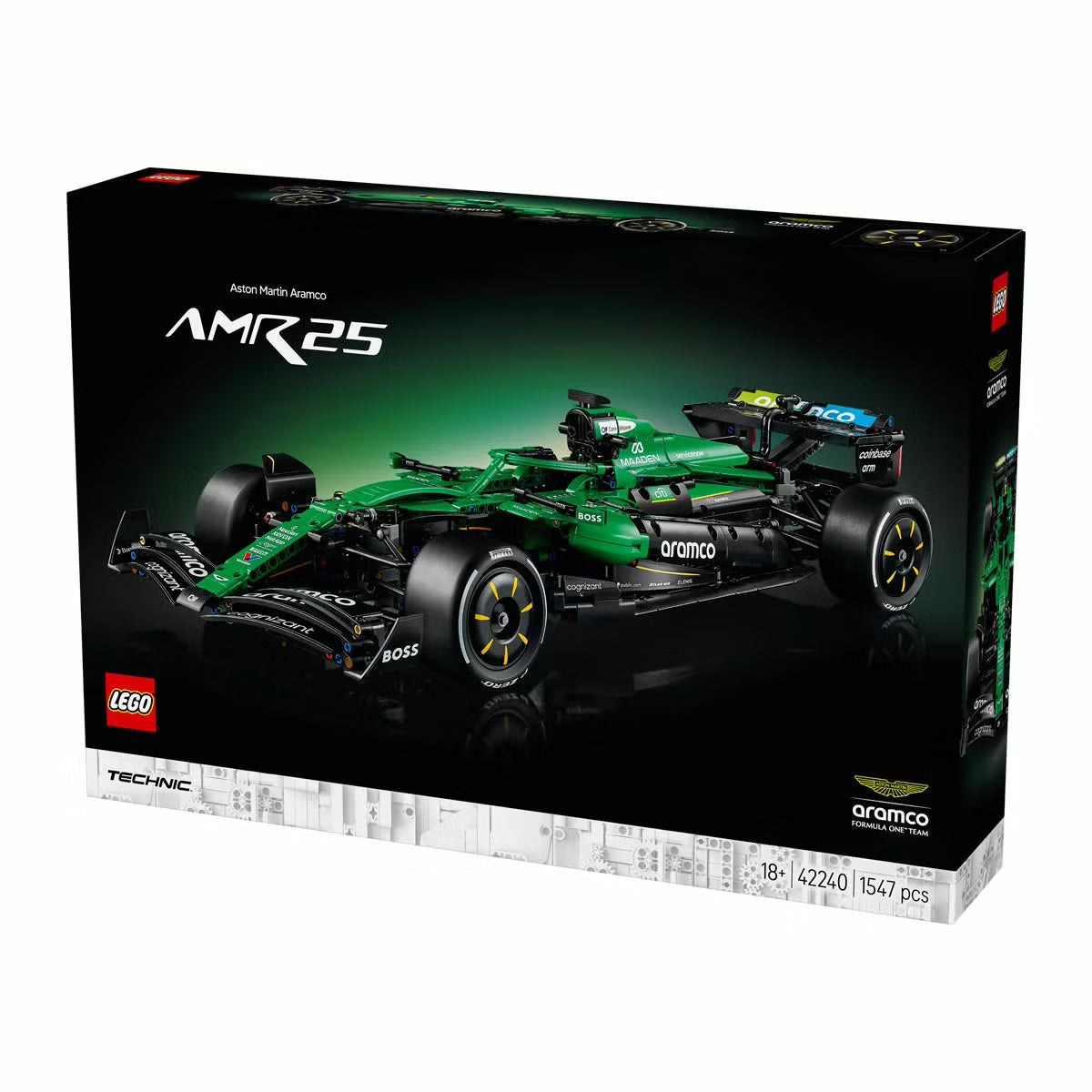 LEGO Technic Aston Martin Aramco AMR25 F1® Car - Model 42240 (18+ Years)