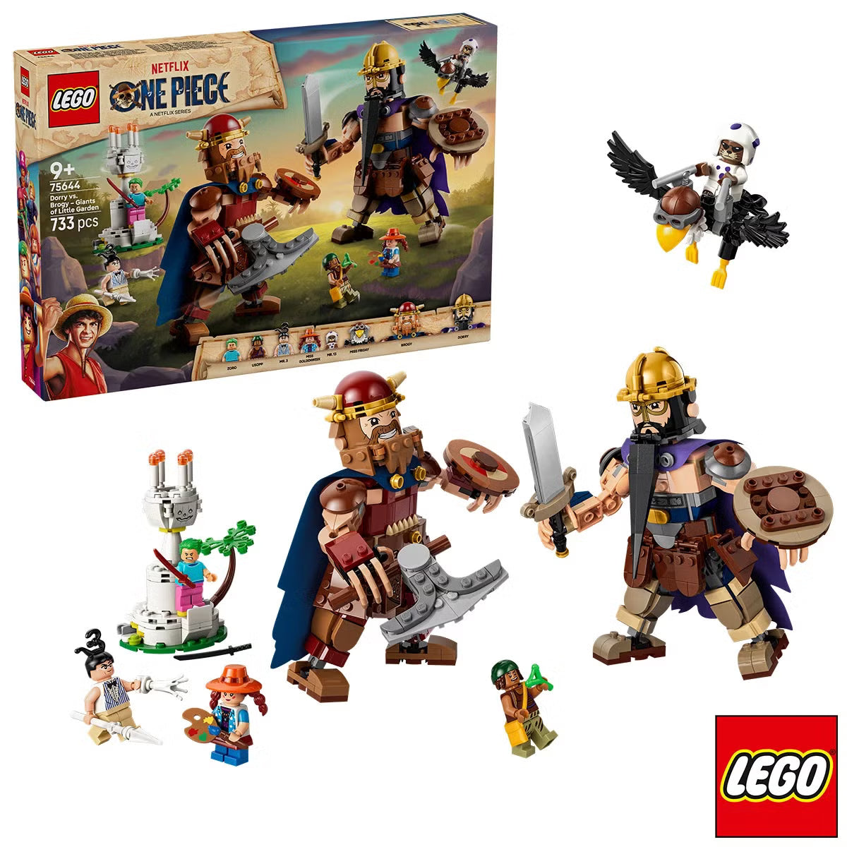 LEGO ONE PIECE Dorry vs. Brogy - Giants of Little Garden - Model 75644 (9+ Years)