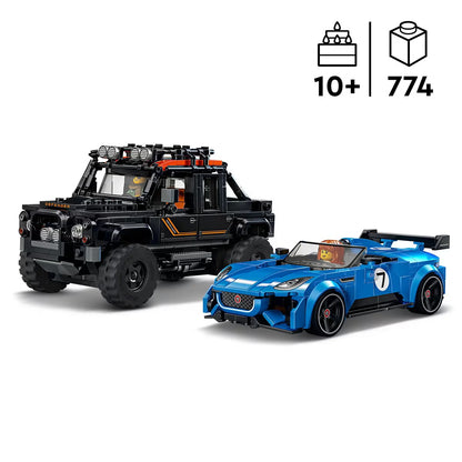 LEGO Speed Champions Jaguar Project 7 & Land Rover Defender - Model 77264 (10+ Years)
