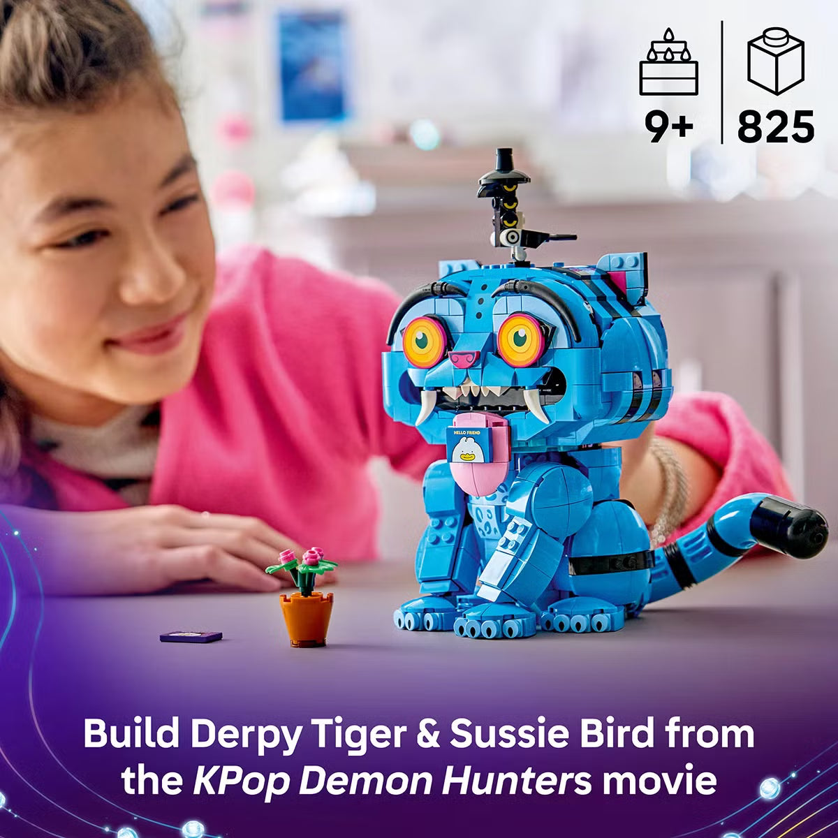 LEGO KPop Demon Hunters Derpy Tiger and Sussie Bird - Model 72537 (9+ Years)
