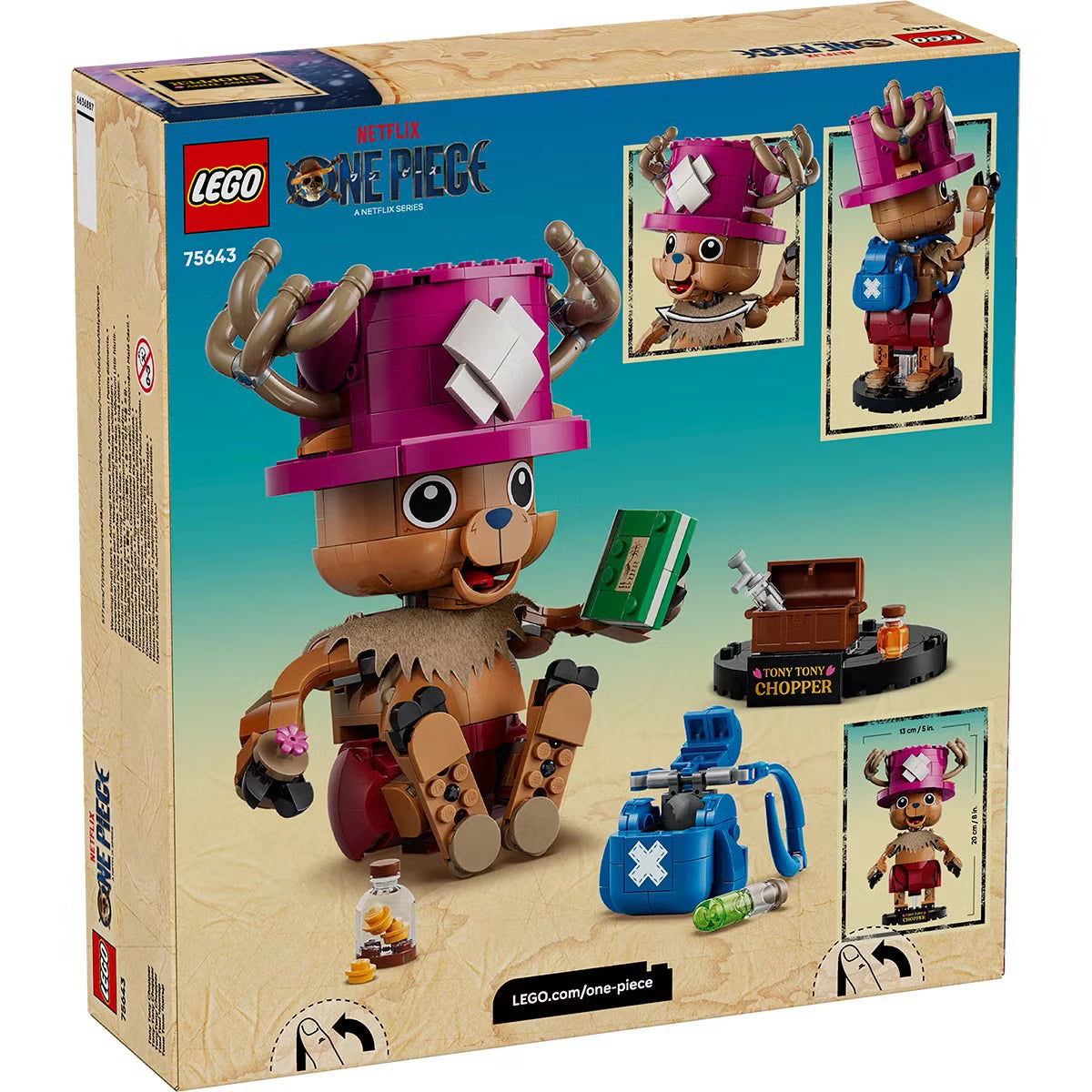 LEGO ONE PIECE Tony Tony Chopper - Model 75643 (9+ Years)