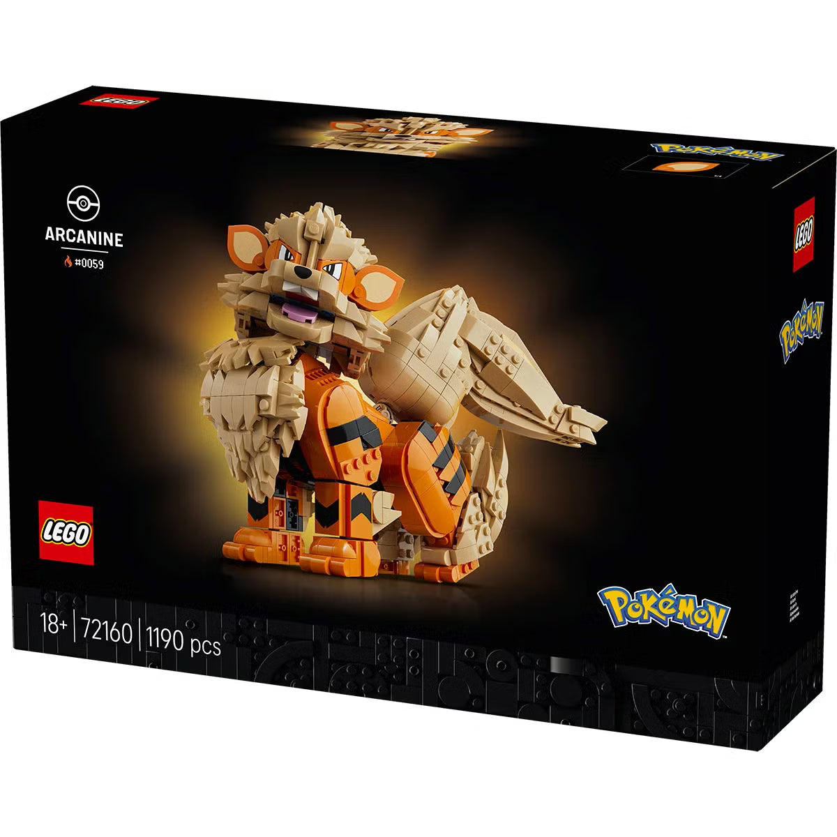 LEGO Pokémon Arcanine - Model 72160 (18+ Years)