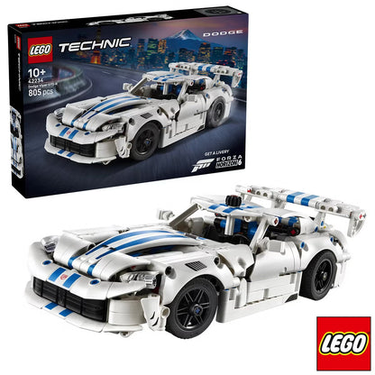 LEGO Technic Dodge Viper GTS-R Sports Car - Model 42234 (10+ Years)