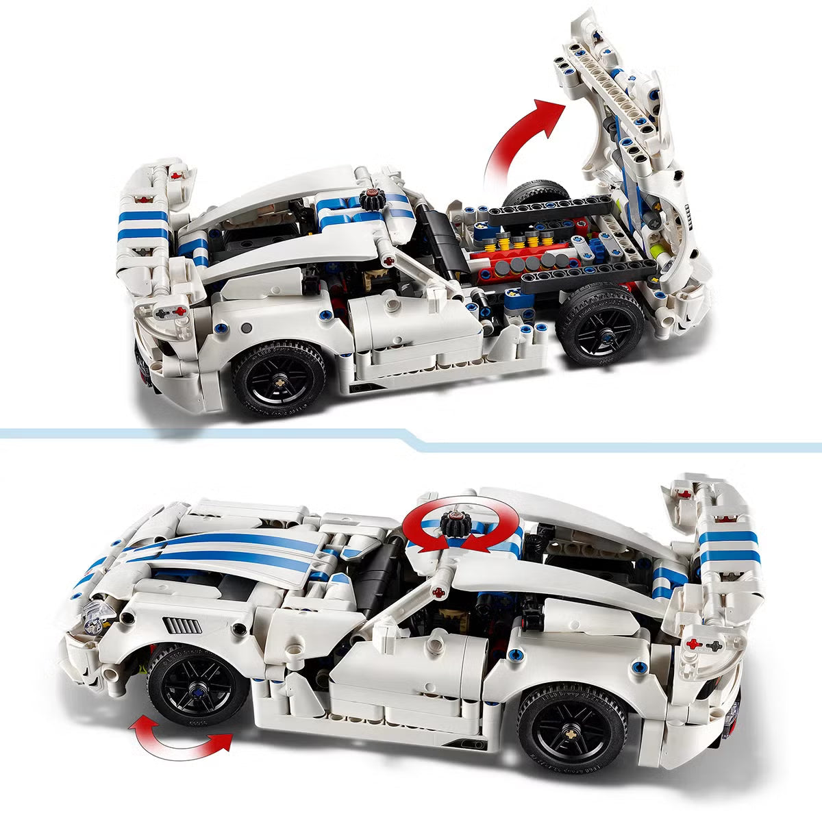 LEGO Technic Dodge Viper GTS-R Sports Car - Model 42234 (10+ Years)