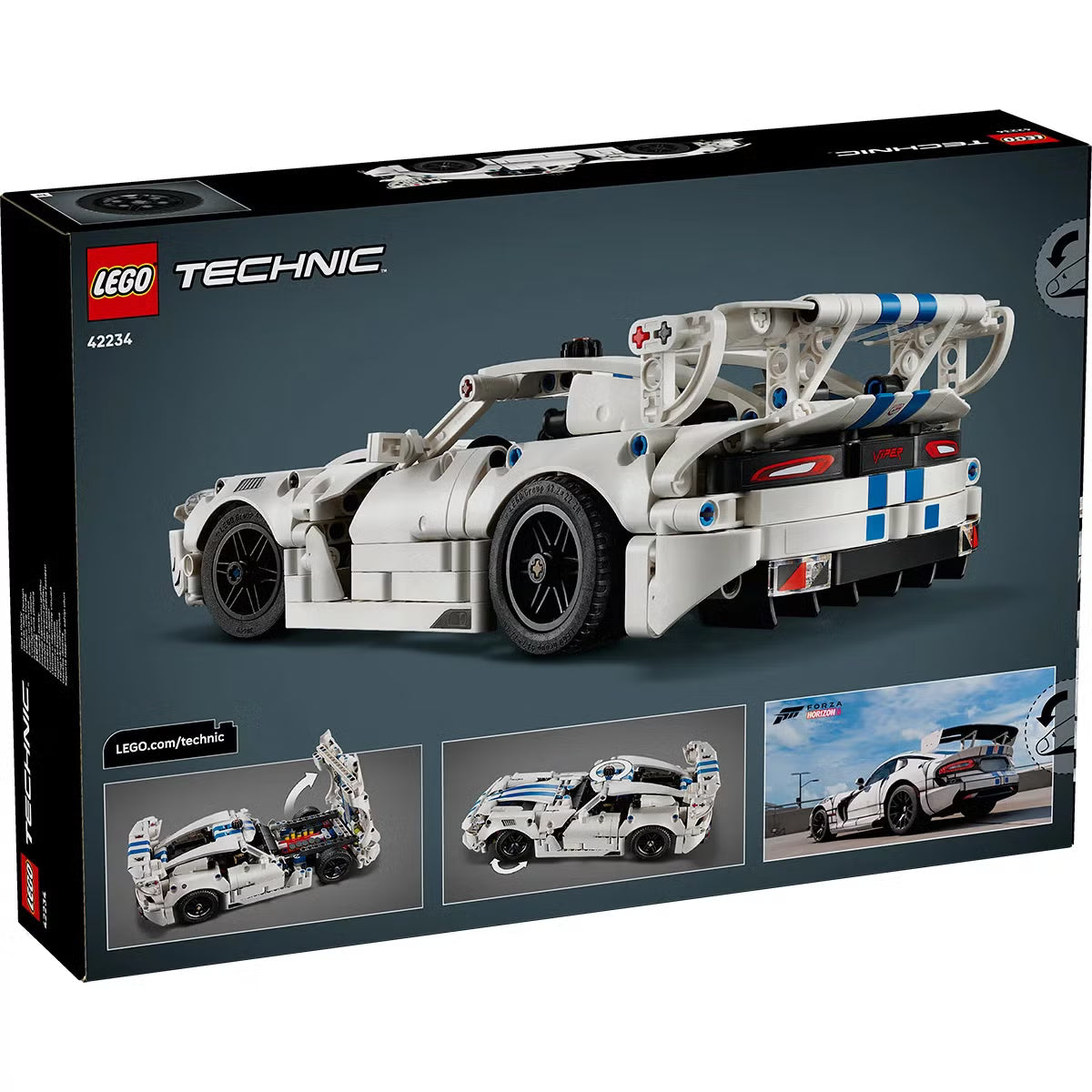 LEGO Technic Dodge Viper GTS-R Sports Car - Model 42234 (10+ Years)