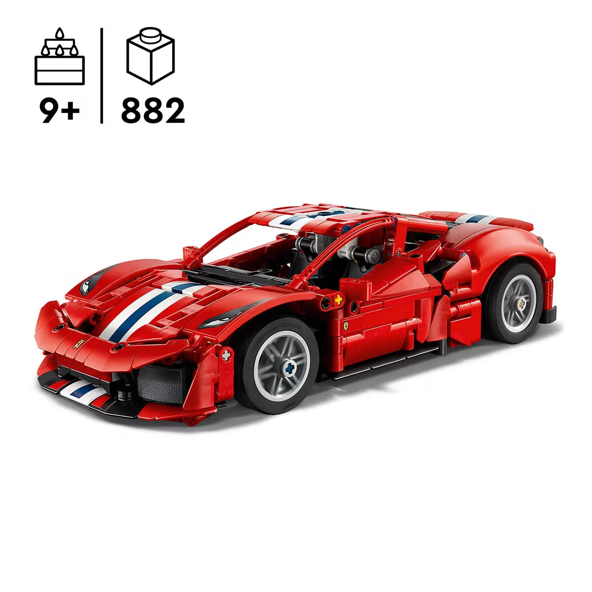 LEGO Technic Ferrari 488 Pista Car - Model 42235 (9+ Years)