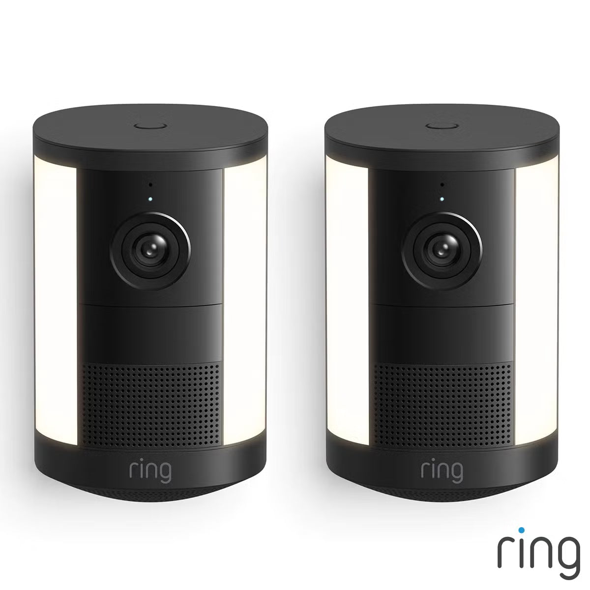 Ring Spotlight Cam (2nd Gen) Battery Black Security Camera - 2 Pack