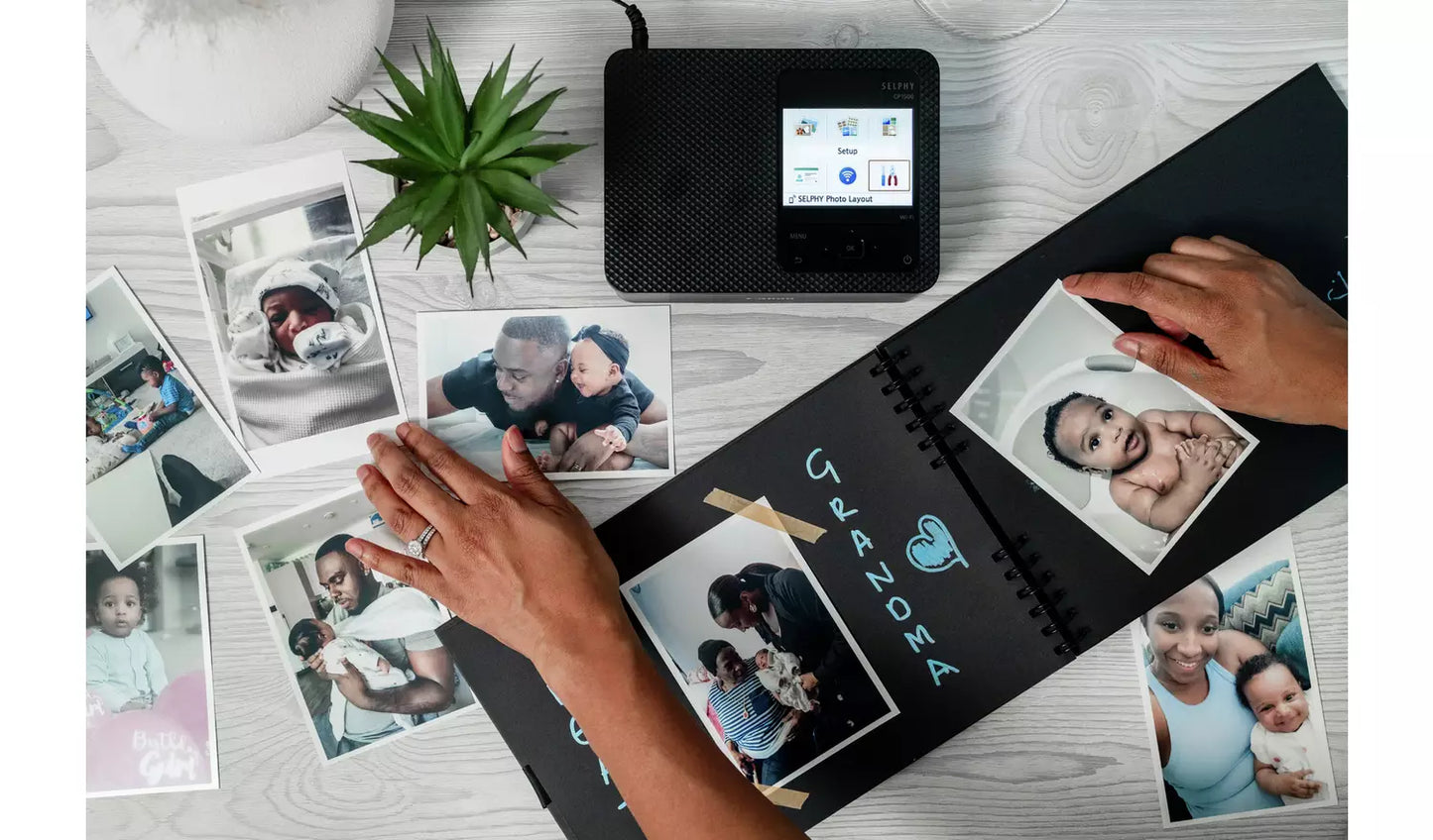 Canon SELPHY CP1500 Portable Colour Photo Printer - Black