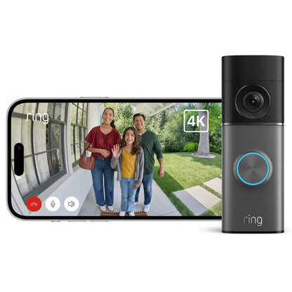 Ring Plug-In Video Doorbell Pro (3rd Gen) Satin Nickel + Chime (3rd Gen)