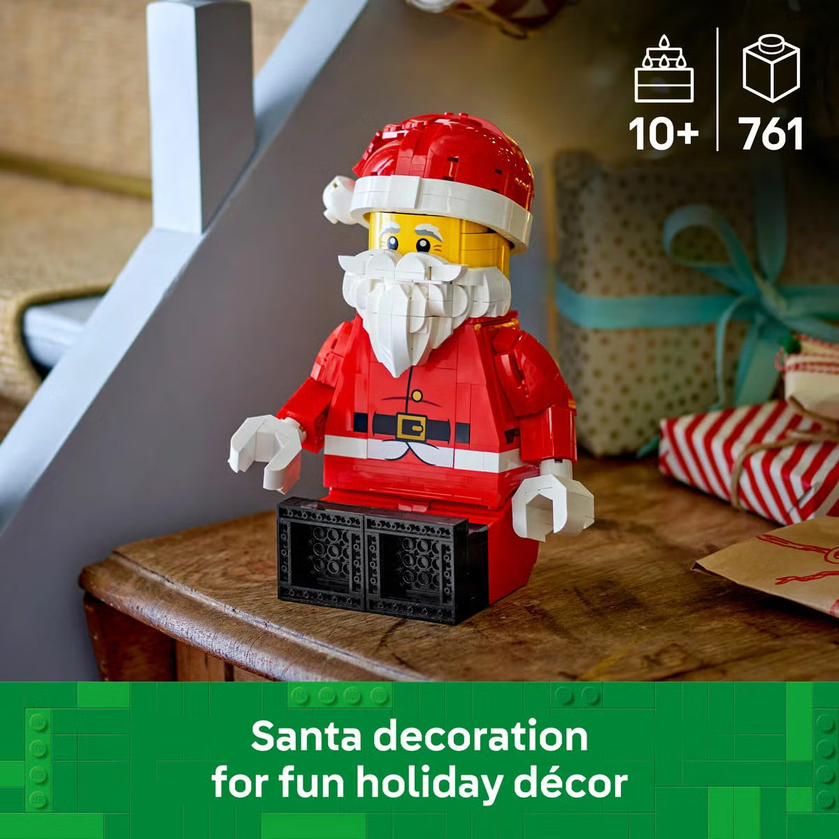 LEGO Iconic Up-Scaled Santa Minifigure - Model 40820 (10+ Years)