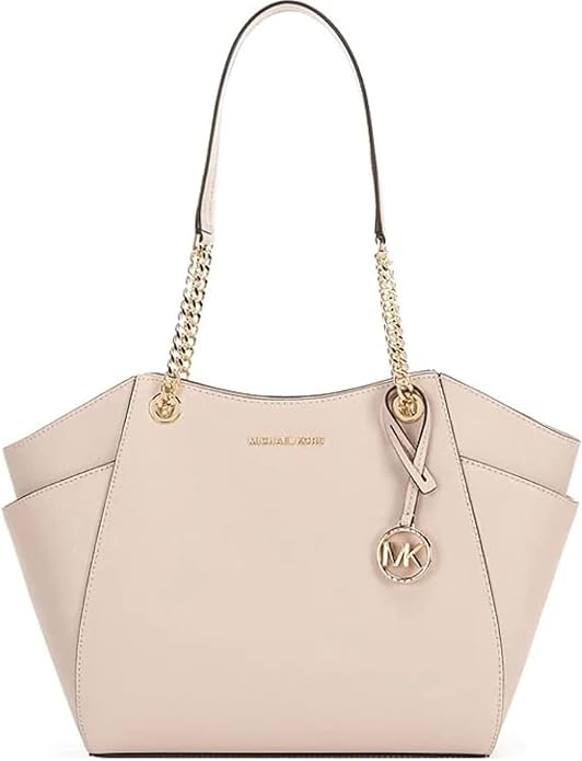 Michael Kors Jet Set Travel Large Chain Shoulder Tote (Soft Pink), Soft Pink