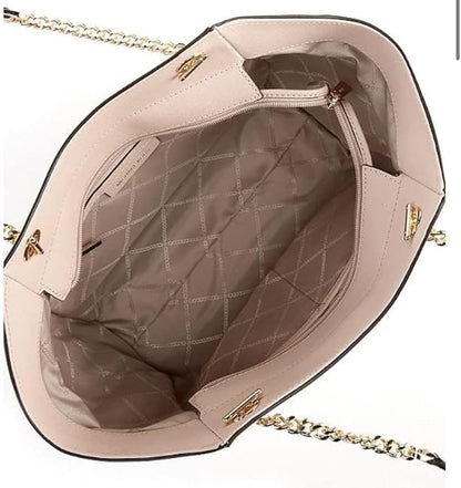 Michael Kors Jet Set Travel Large Chain Shoulder Tote (Soft Pink), Soft Pink