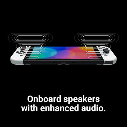 Nintendo Switch – OLED Model Console (White or Neon Red/Blue Joy-Con)