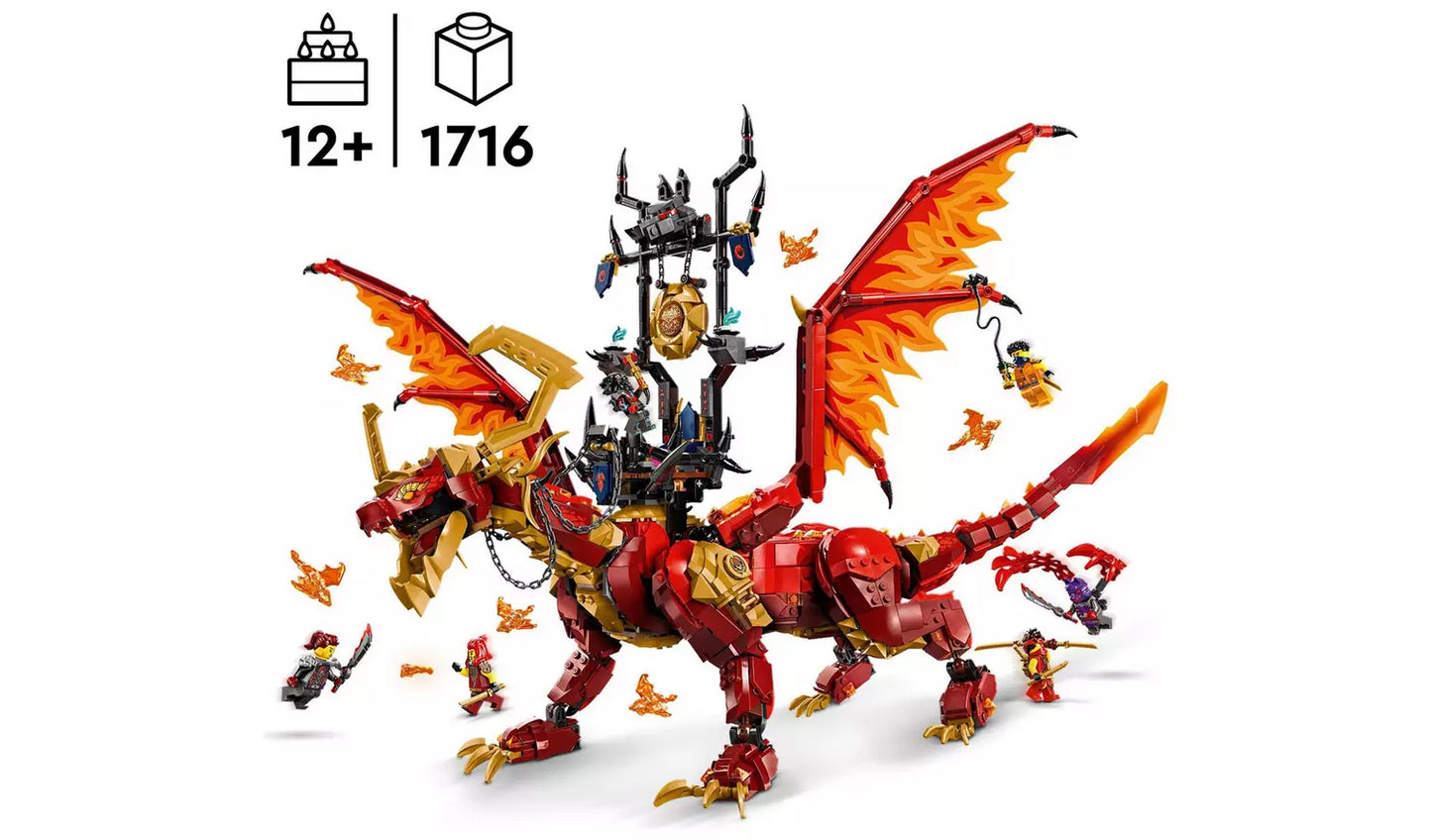 LEGO NINJAGO Source Dragon of Motion Figure, Ninja Toy 71822