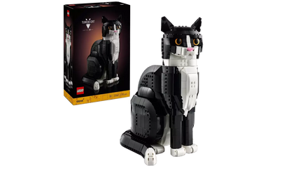 LEGO Ideas Tuxedo Cat Model Kit for Adults to Build 21349