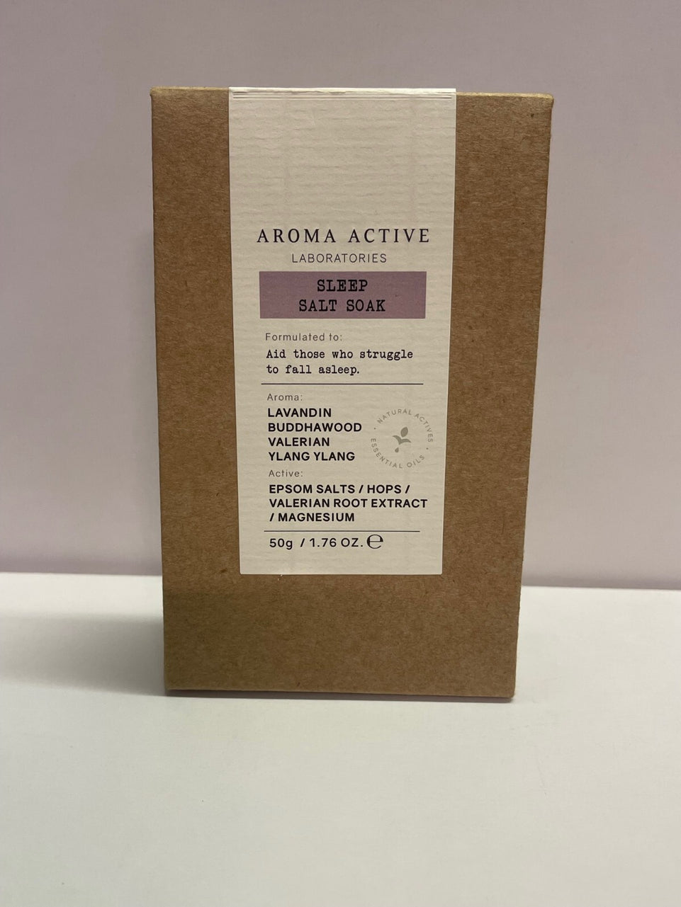 Aroma Active Laboratories SLEEP SALT SOAK Valerian Epsom Bath Salts 50g Fast