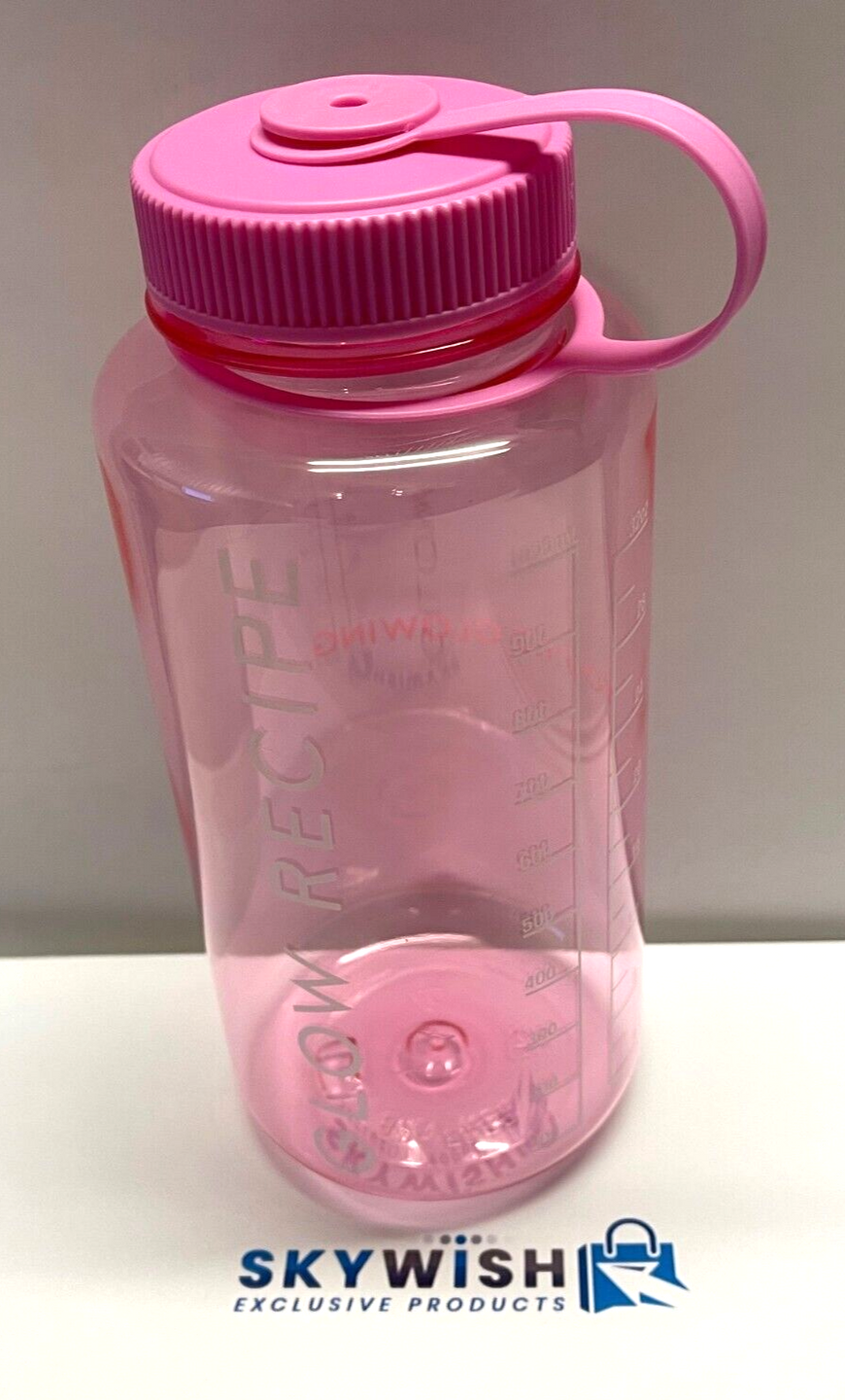 glow recipe pink  Sports 1 Litre Water Bottle 1000ml