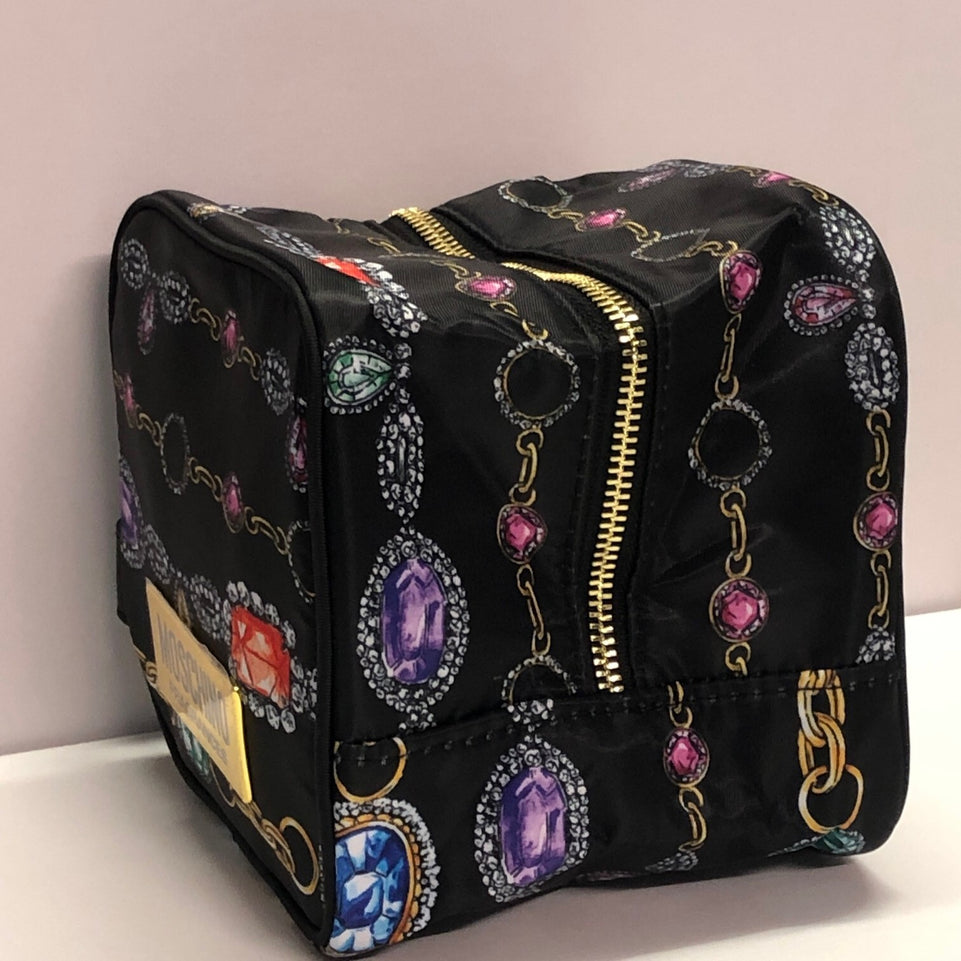 MOSCHINO FRAGRANCES POUCH SQUARE BAG JEWELS DESIGN AUTHENTIC BAG BRAND