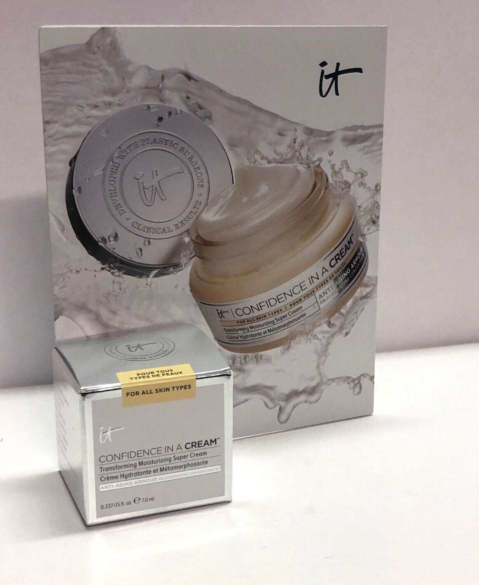 IT COSMETICS Confidence In A Cream Super Moisturising Cream BNIB 7ml