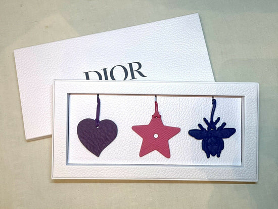 Dior 3 Exclusive Charms GIFT 2021 Purple Heart Blue Bee Pink Star NEW