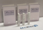 3 x Dior MISS DIOR 1ml Eau de parfum vials travel mini SPRAYS  NEW