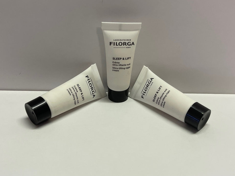 3xFilorga Sleep & Lift Ultra-Lifting Night Cream 7ml Travel Size New Unopened