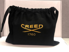 Creed Black Canvas gift bag  toilet bag 27.5 x   21.5 Cm
