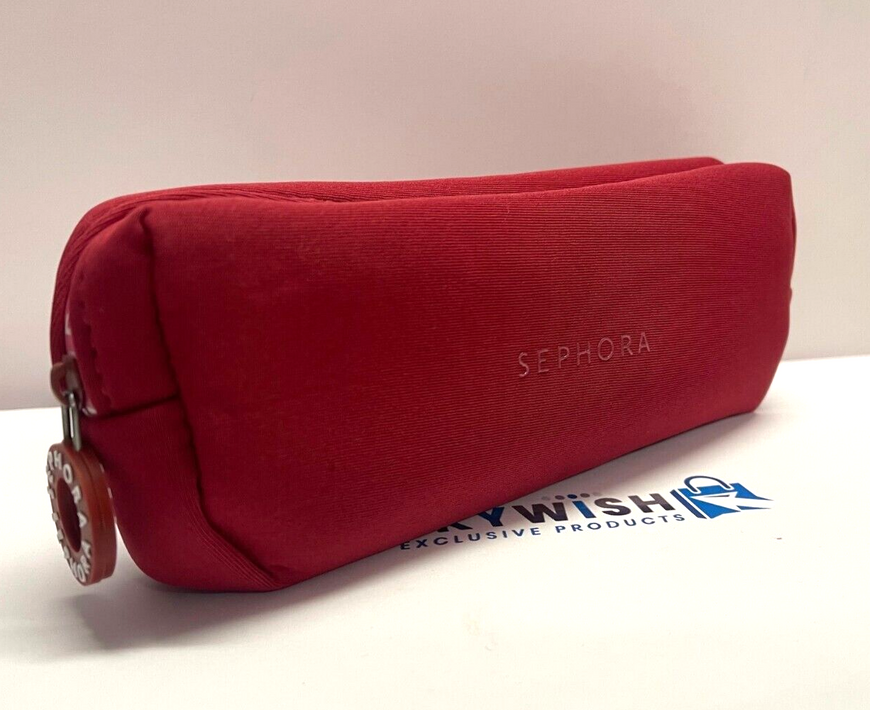Red Sephora Small Travel Makeup Bag Pouch