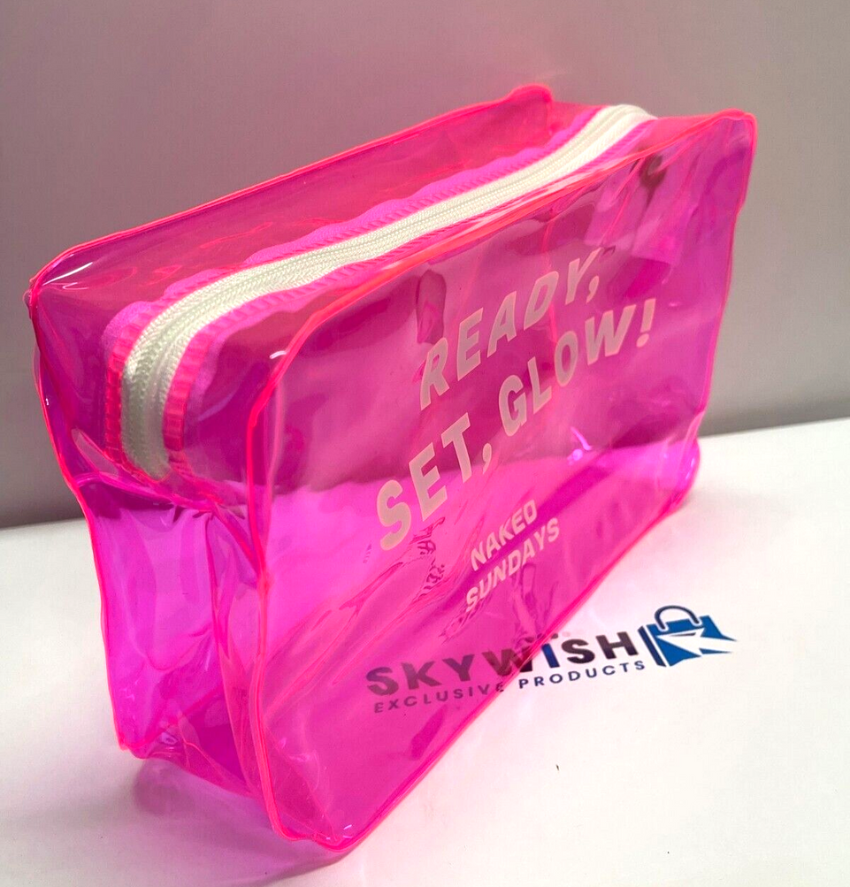 ready glow naked sundays  bag Pouch pink