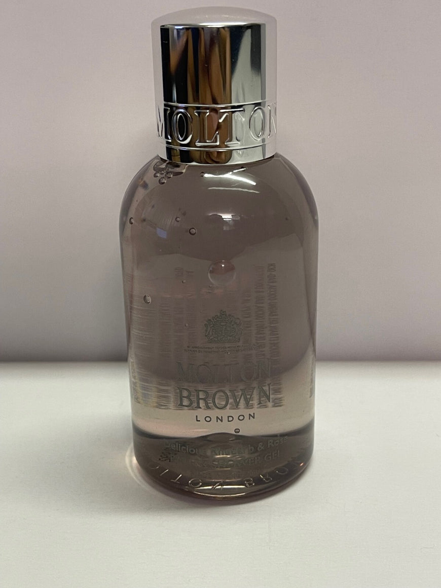 Molton Brown Delicious RHUBARB & ROSE Bath & Shower Gel Body Wash 100ml