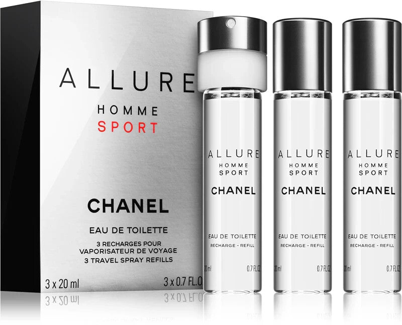 Chanel Allure Homme Sport Travel Set EDT Spray 60 ml