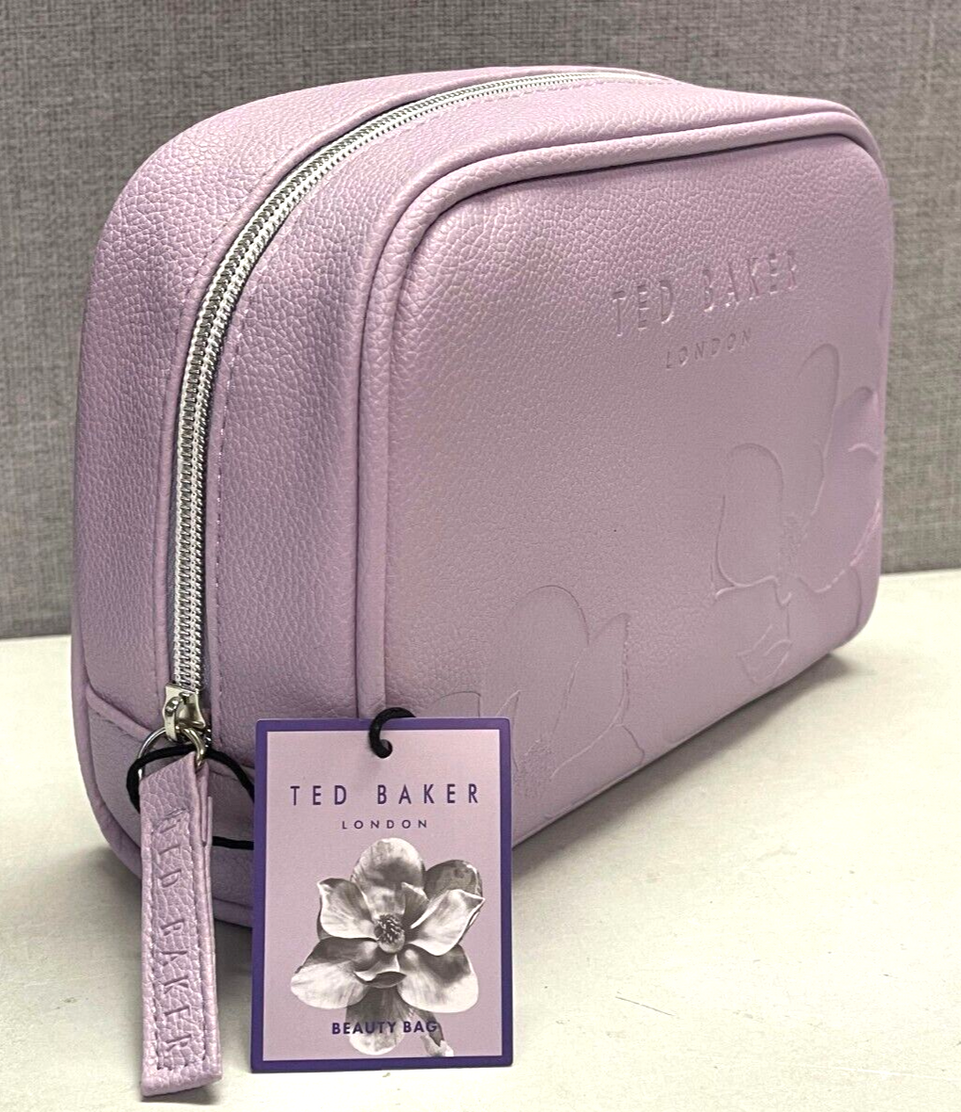 Ted Baker Make Up Vanity Wash  Lilac Makeup Bag